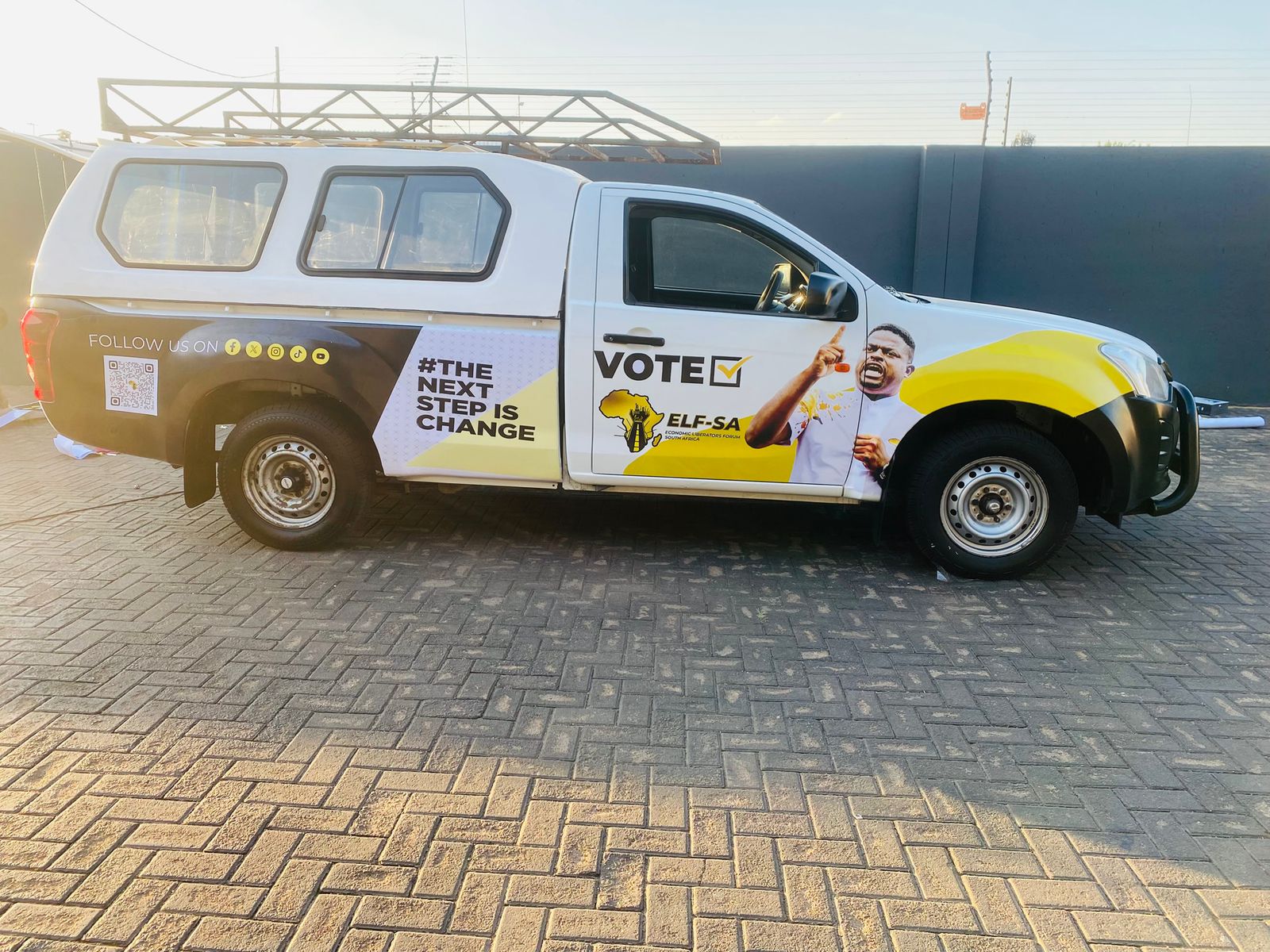 ELF-SA Campaign Bakkie Wrap