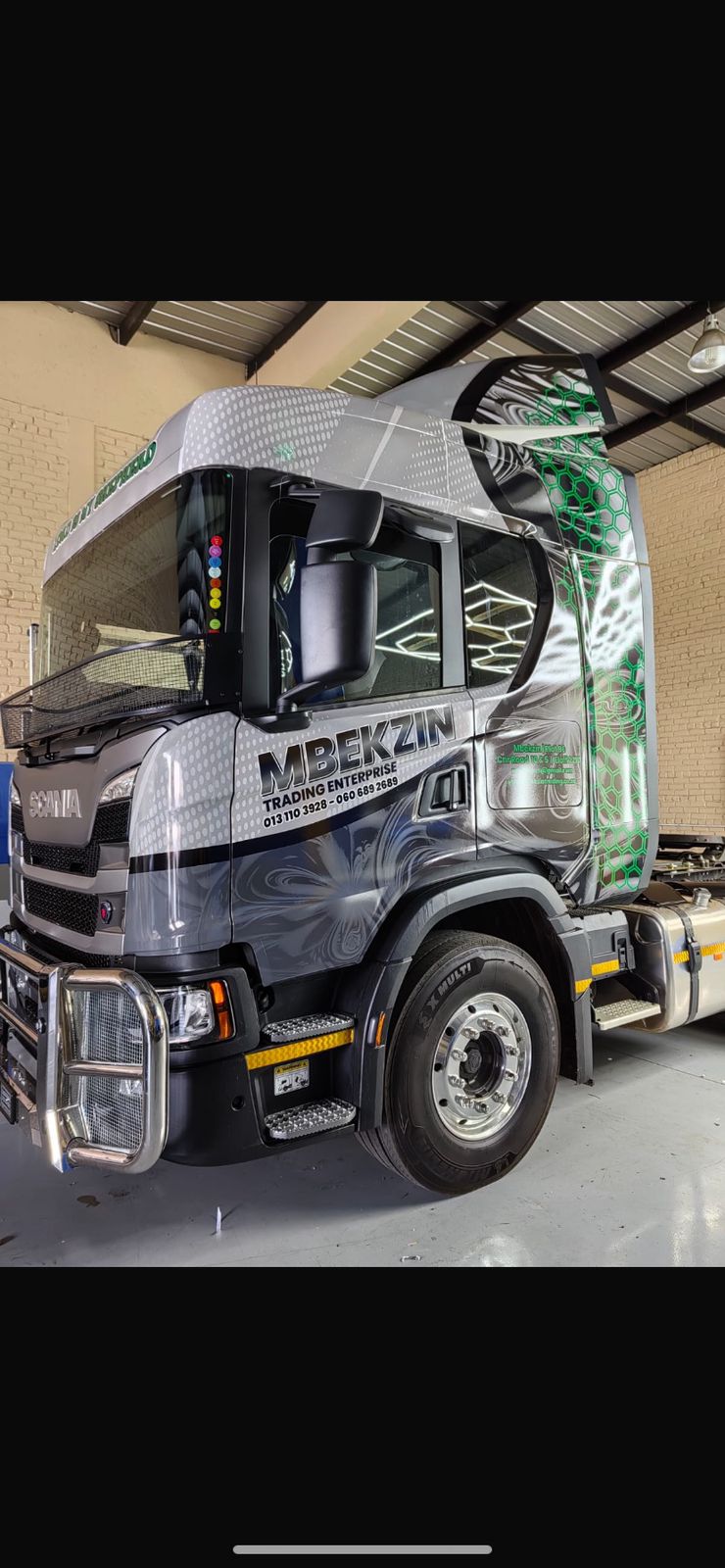 Mbekzin Scania Truck Wrap